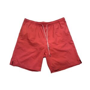 Peter Millar Men's Swim Trunks Lined Pocket Pink Coral Salmon Size Large